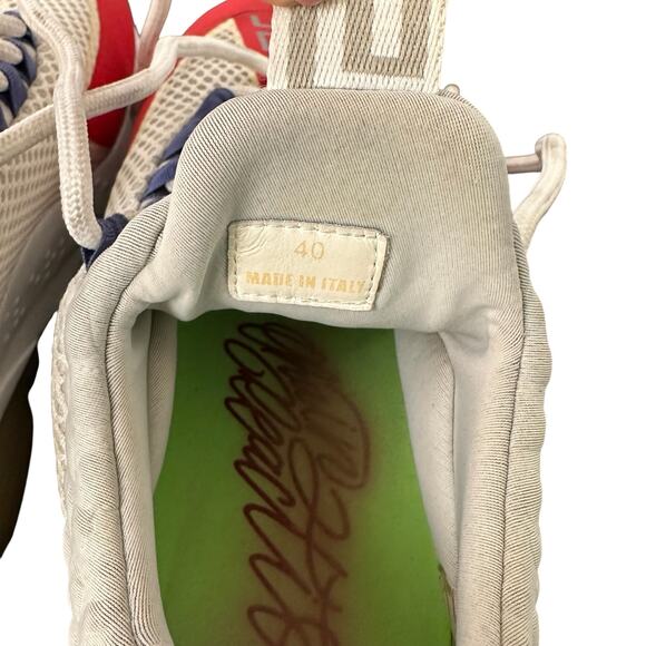 Versace Men Chain Reaction Multicolored Sneakers Authentic Size 40/US 7 - Picture 5 of 9